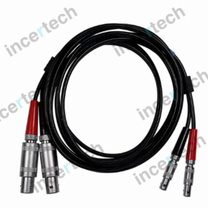 Dual Lemo to Dual Mini Lemo Cable (2 Meter) for Ultrasonic Testing