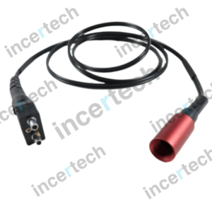 Dual mini Lemo to Microdot Cable LCMD-316-5B (1.5 Meter) for Ultrasonic Testing